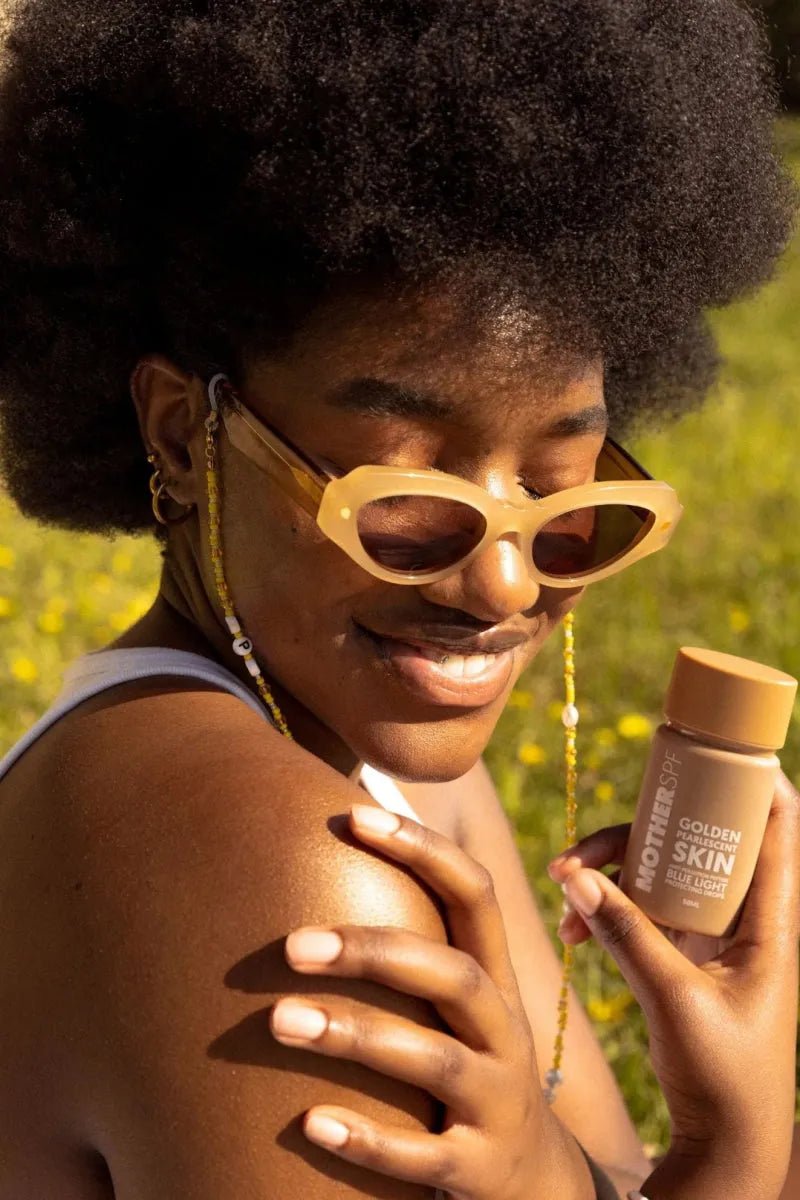 Mother of pearl bronzing drops