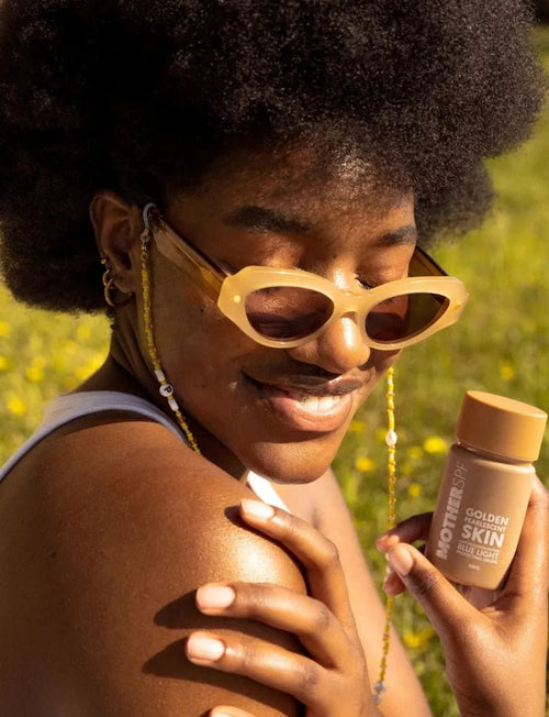 Mother of pearl bronzing drops