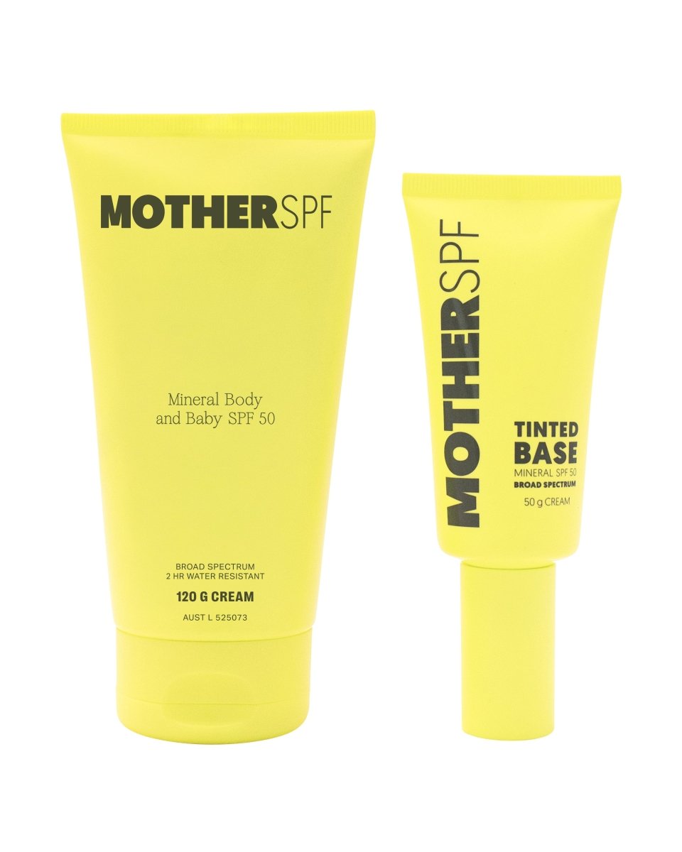 Tinted Base SPF 50 & Body and Baby SPF 50