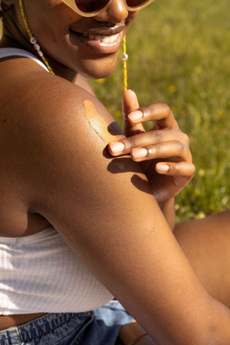 Mother of pearl bronzing drops