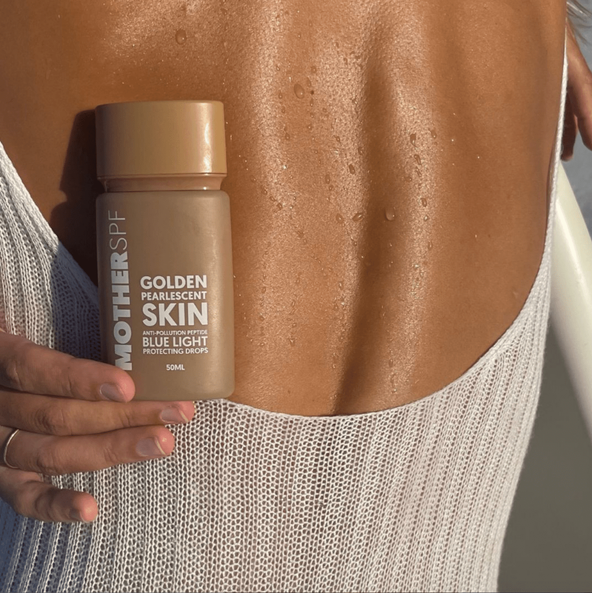 Mother of pearl bronzing drops